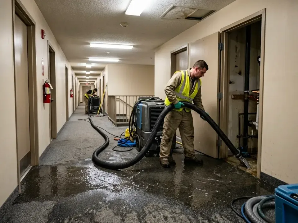 multi-unit-apartment-hallway-f-005 — frequently asked questions, Emergency Burst Pipe Water Extraction & Removal in Upper Sa…